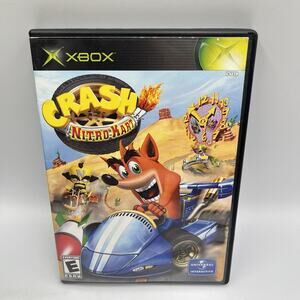 Crash Nitro Kart (Microsoft Xbox, 2003) CIB W/ Manual Great Condition Free Ship!